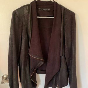 Faux suede jacket by Zara Woman - Size L